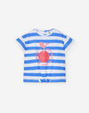 Cherry stripe tee by Losan