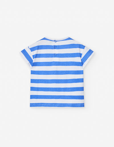Cherry stripe tee by Losan