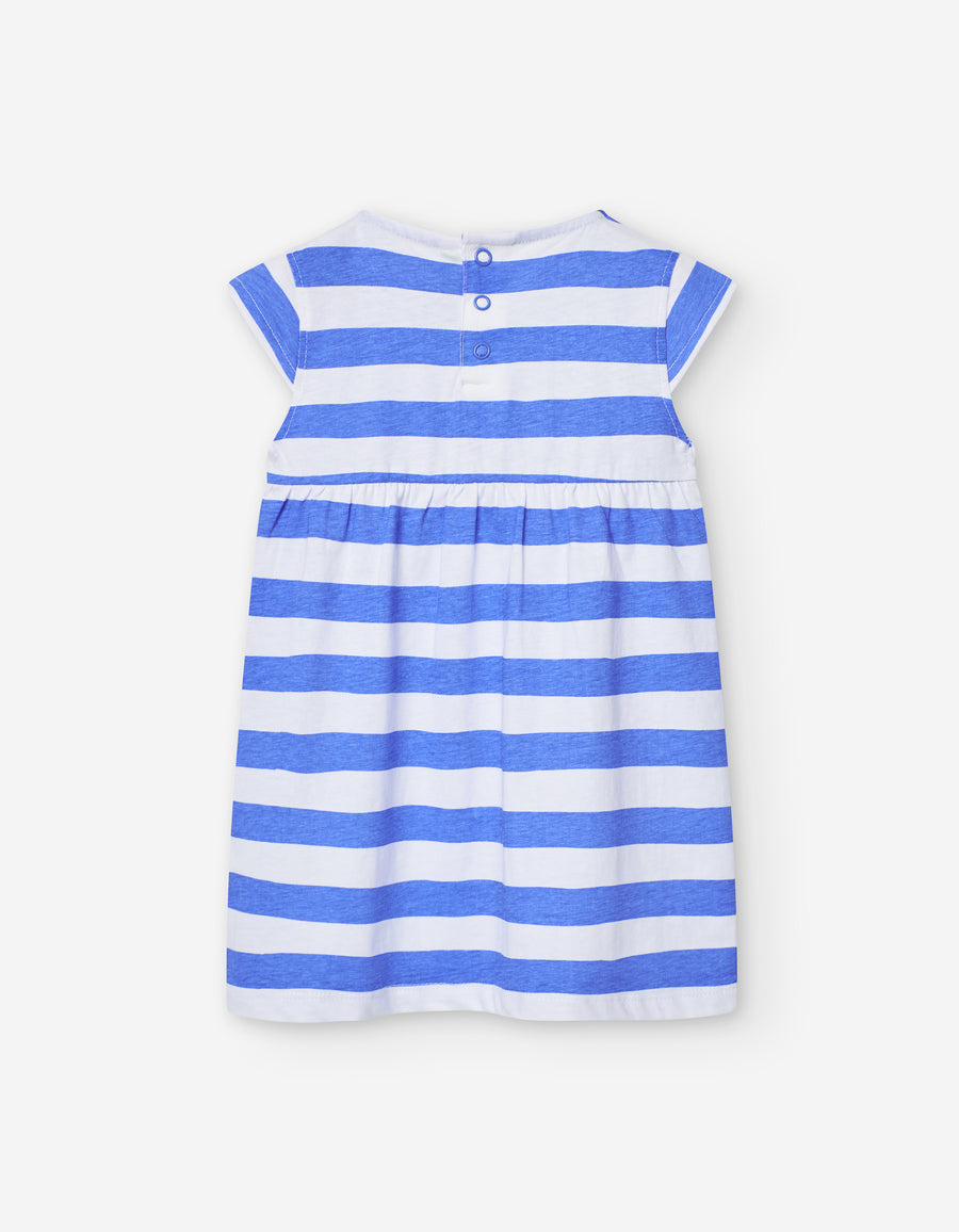 Cherries me stripe dress by Losan