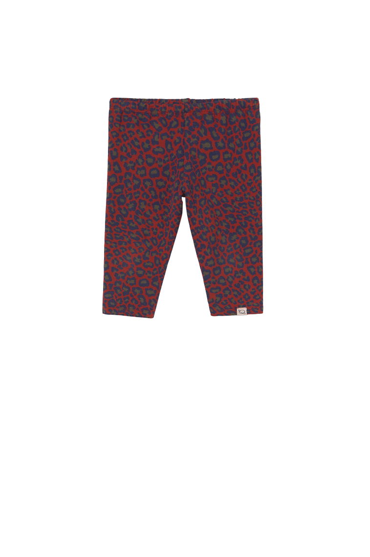 Cozmo Red velvet animal print sweatshirt set