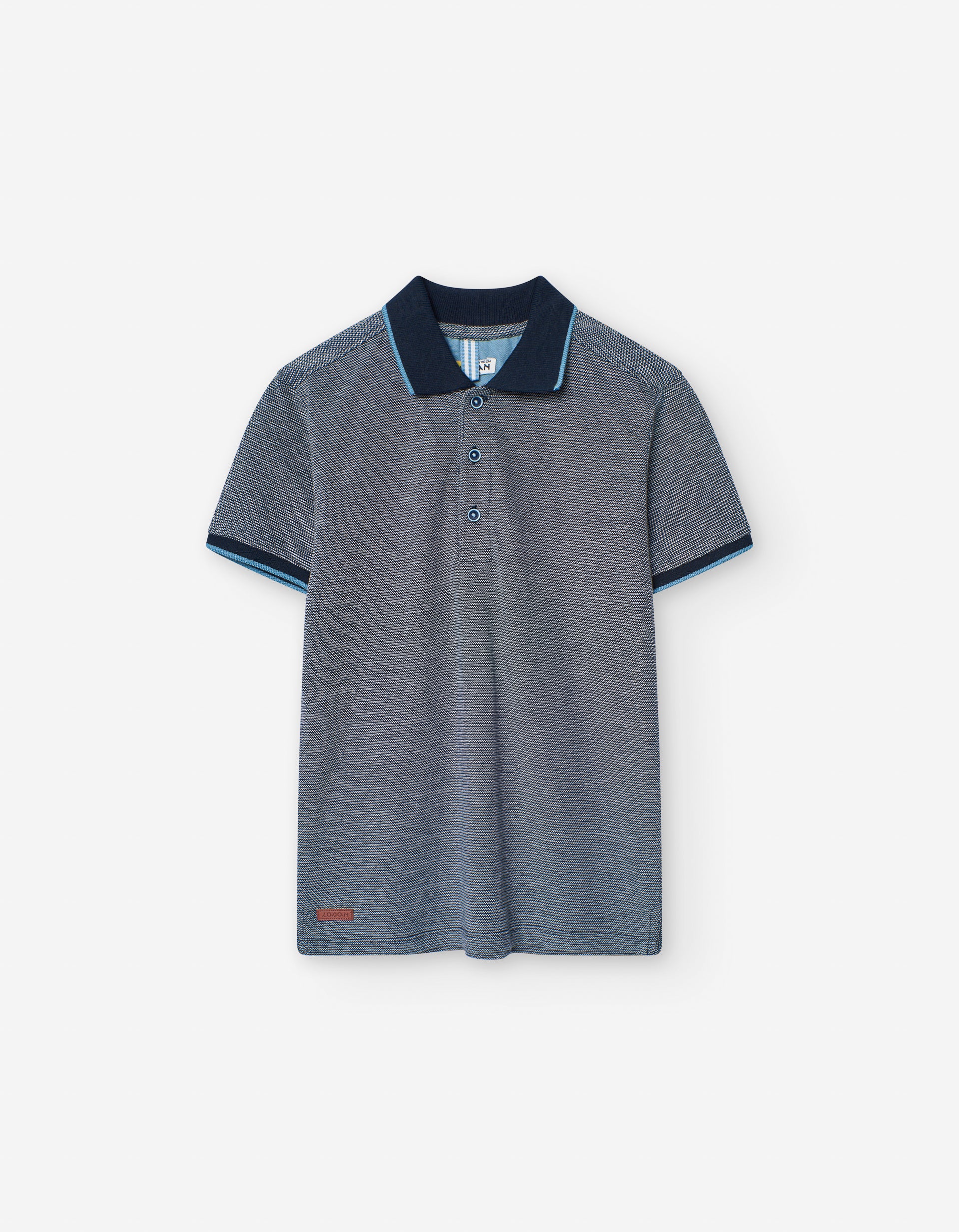 Textured polo by Losan