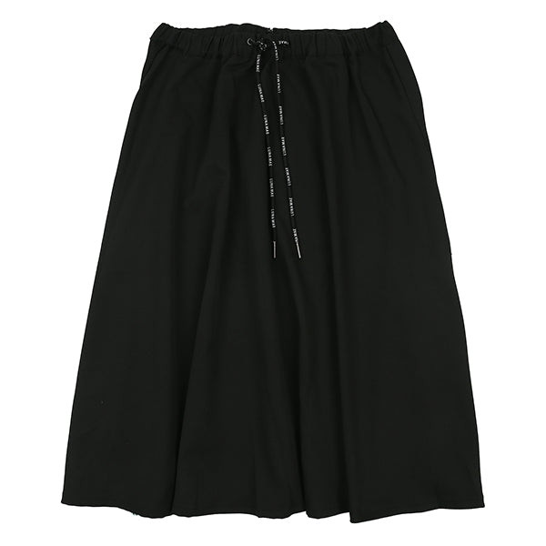 Drawstring black short skirt by Luna Mae