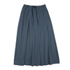 Drawstring dusty blue long skirt by Luna Mae