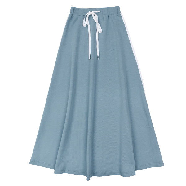 Luna Mae Varsity stripe seafoam skirt - Flying Colors