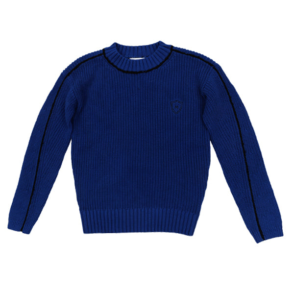 Motu Rex true blue piped sweater