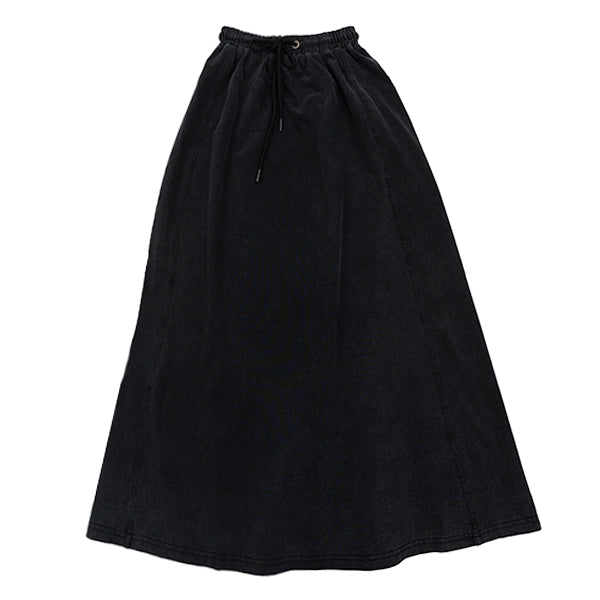 Luna Mae Fia distressed black skirt