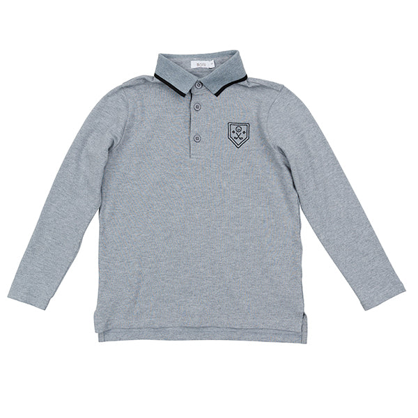 Motu Ray light grey polo
