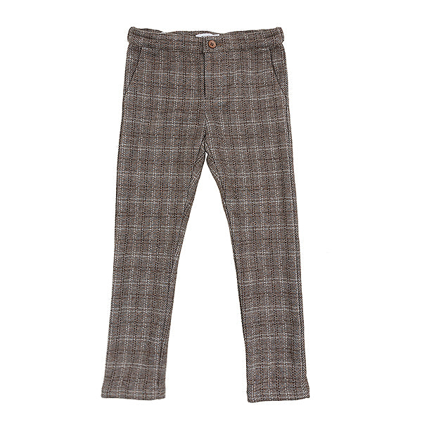 Motu Tedd mocha plaid pants