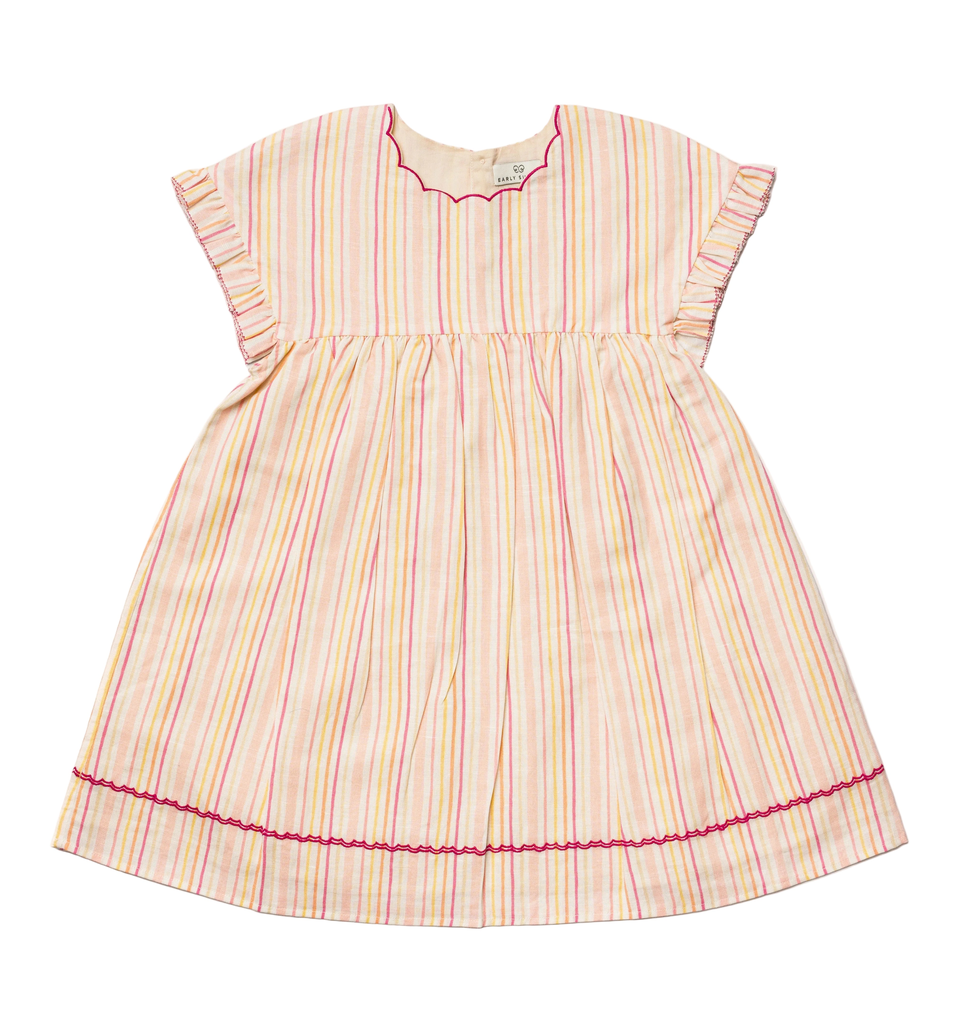 Early Sunday Lila pink stripe dress