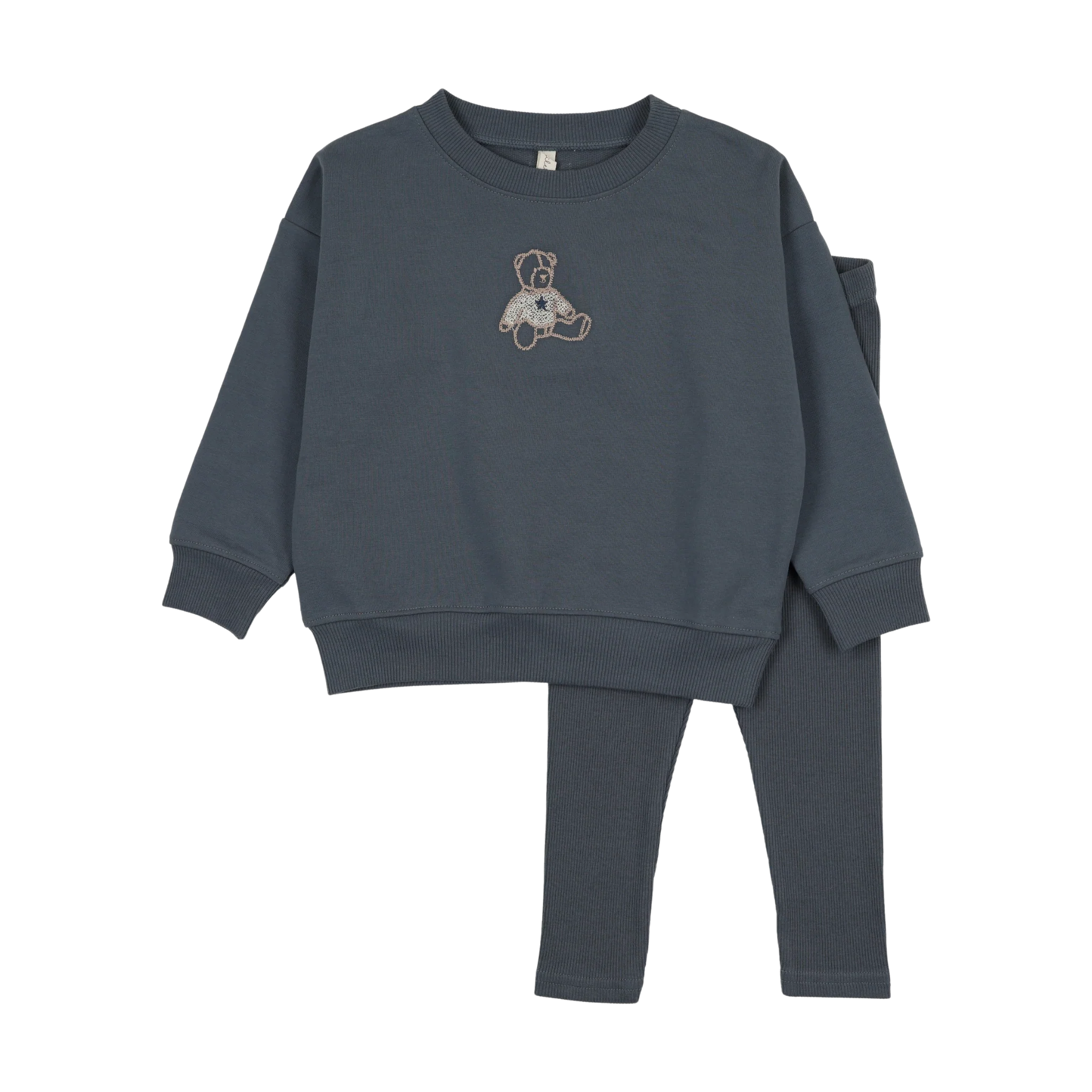 Lilette Sweet bear navy sweatshirt set - Flying Colors