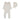 Lilette Le bebe pointelle cream/pink footie set - Flying Colors