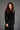 Zipper ribbed black cardi by Luna Mae