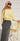 Luna Mae Lior patch yellow sweatshirt - Flying Colors