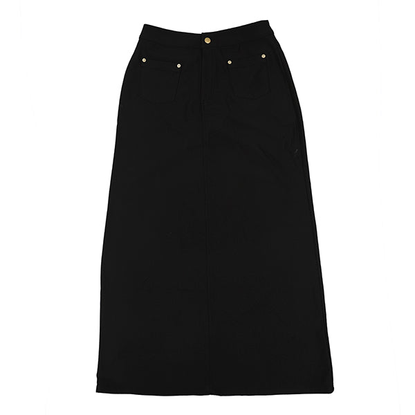 Luna Mae Kit Pocket Detail Black Skirt