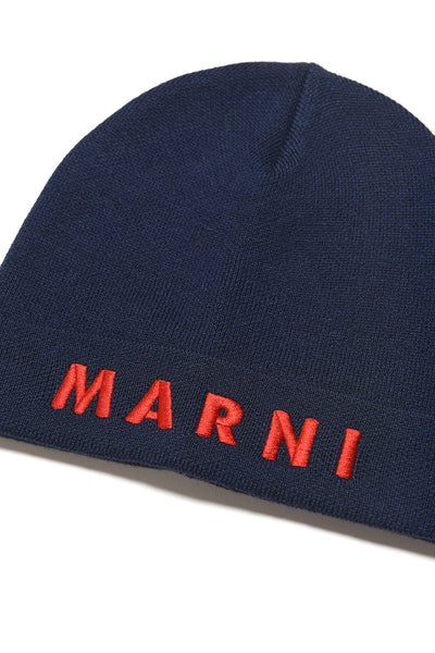 Navy hat by Marni