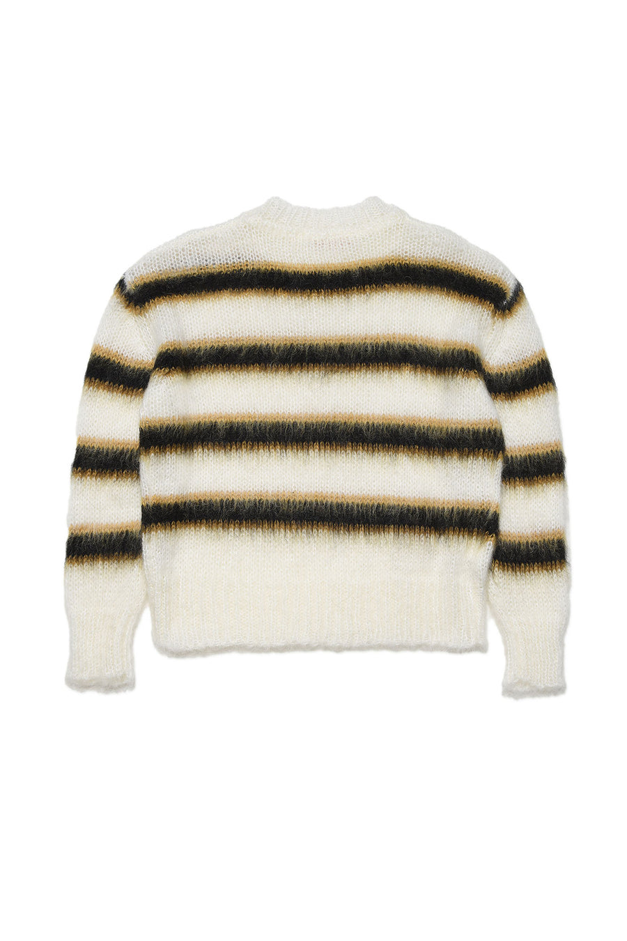 Striped cream knit sweater by Marni