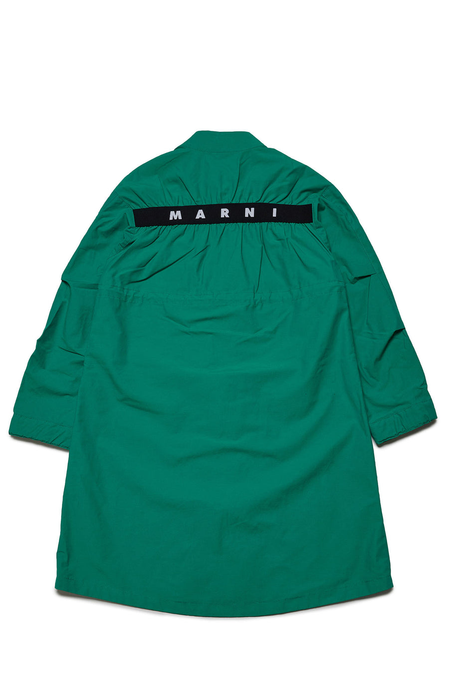 Elastic peplum green dress by Marni