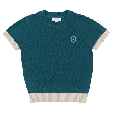 Dane dark teal sweater by Motu