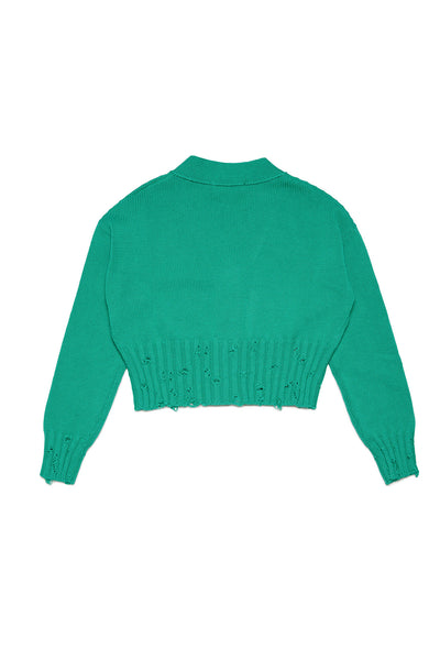 Green knit cardigan by Marni