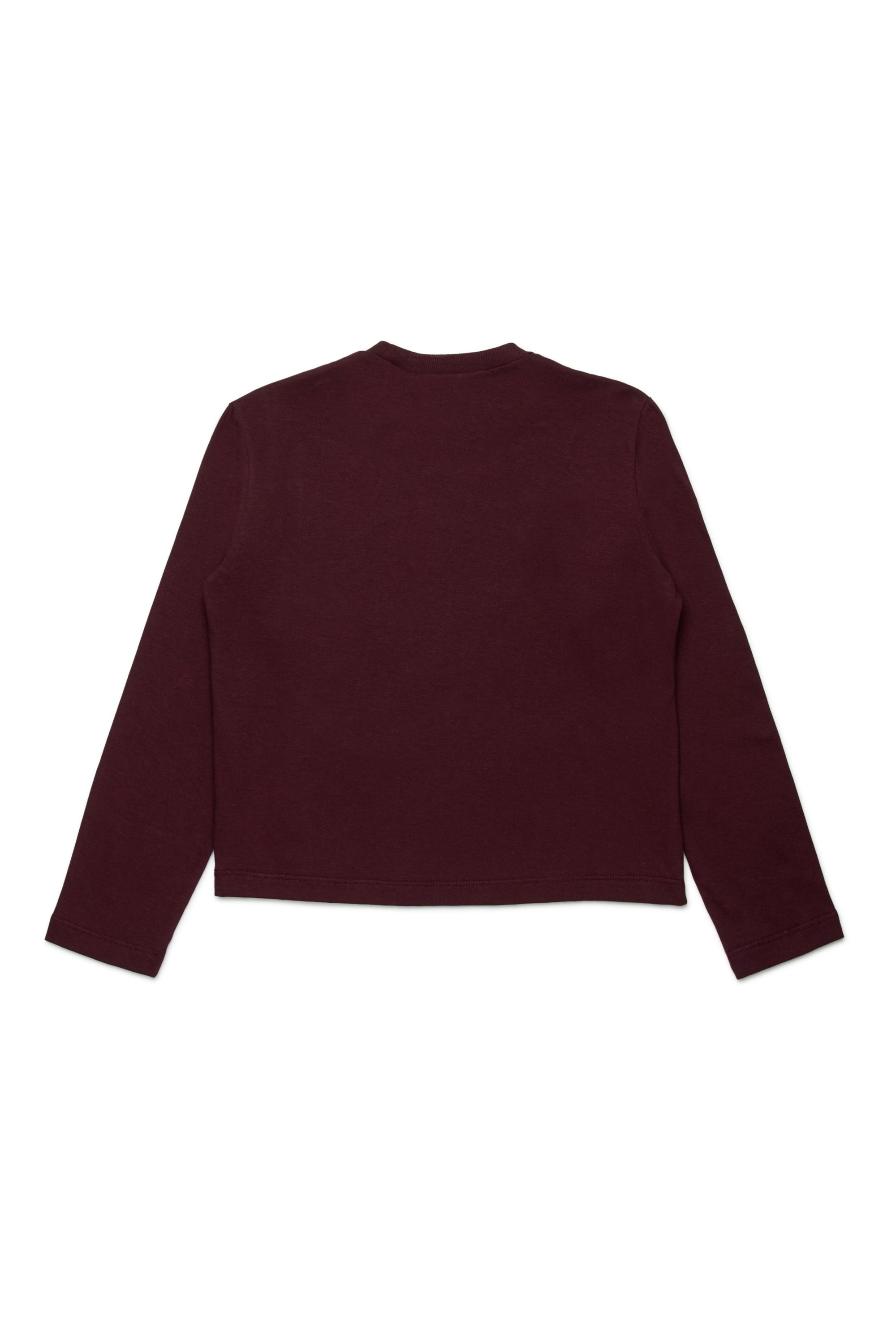 Marni Burgundy logo t-shirt