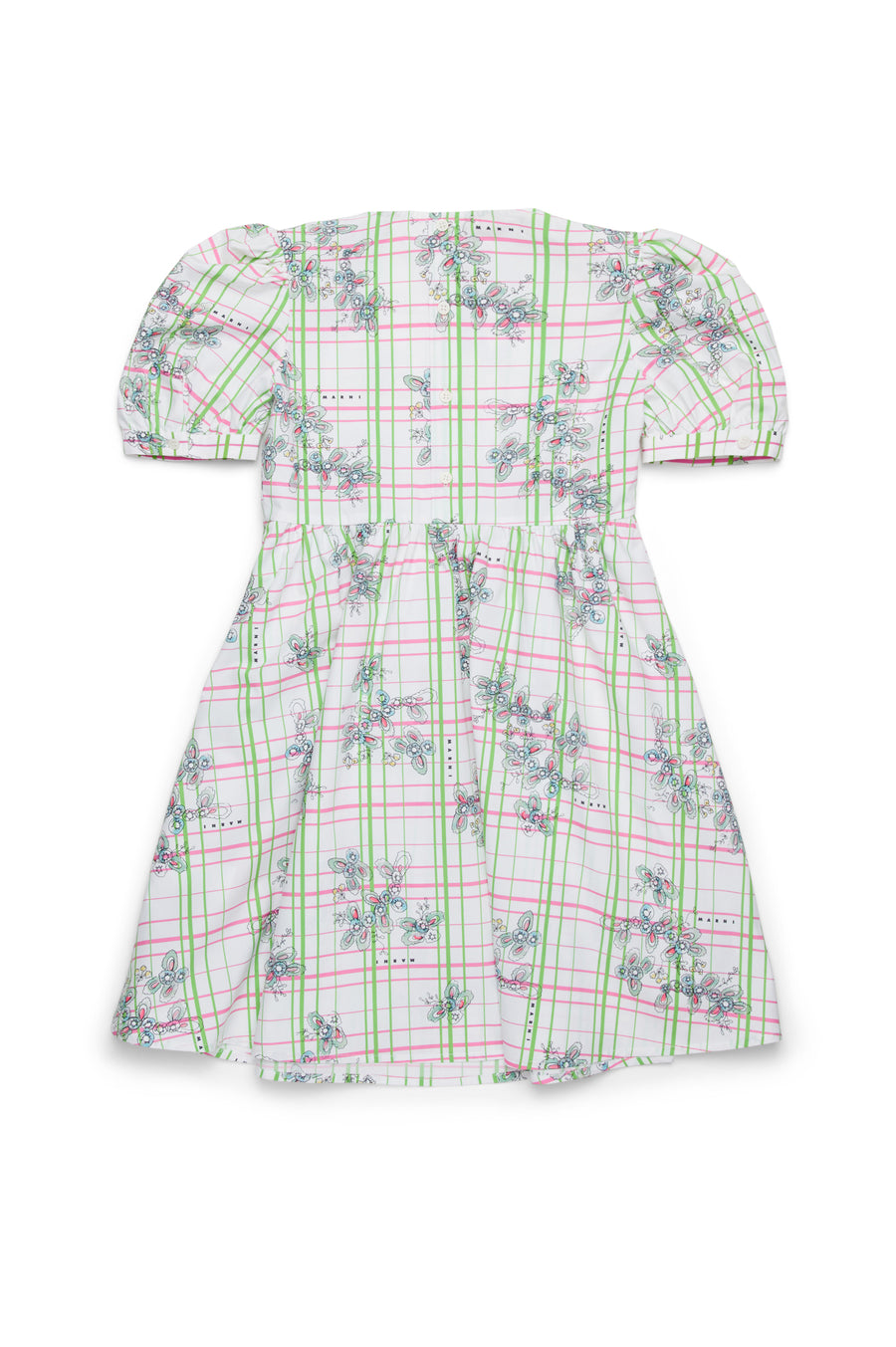 Checked flower dress by Marni