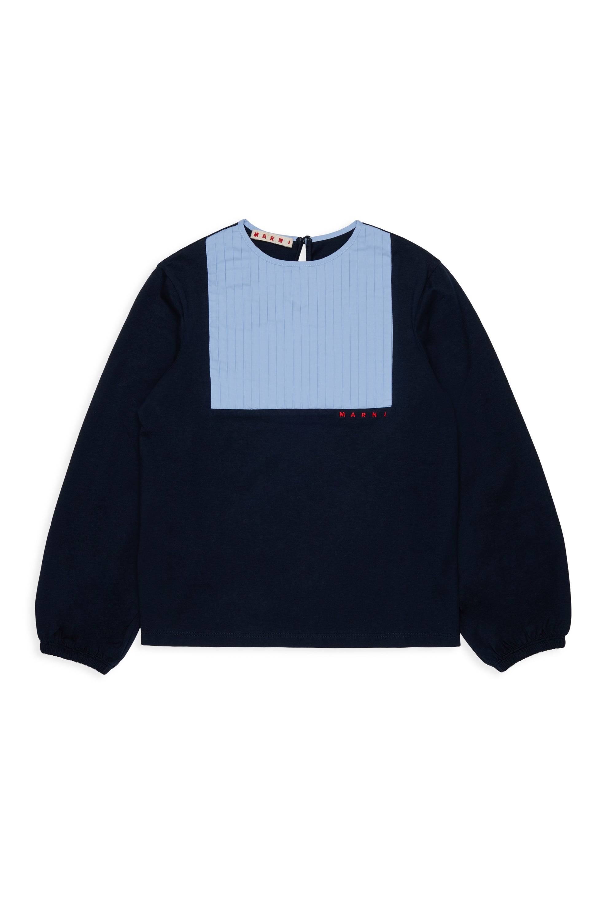 Marni Bib Pleated Long Sleeve Top - Flying Colors