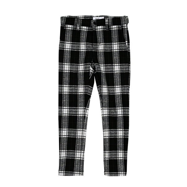 Kai black plaid pants by Motu