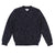 Marled Vneck Midnight Sweater by Motu