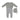 Mema Knits Embroidered edge blue sweater footie + bonnet