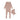 Mema Knits Pointelle pink knit footie + bonnet