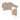 Mema Knits Cropped knit beige cardigan + bonnet