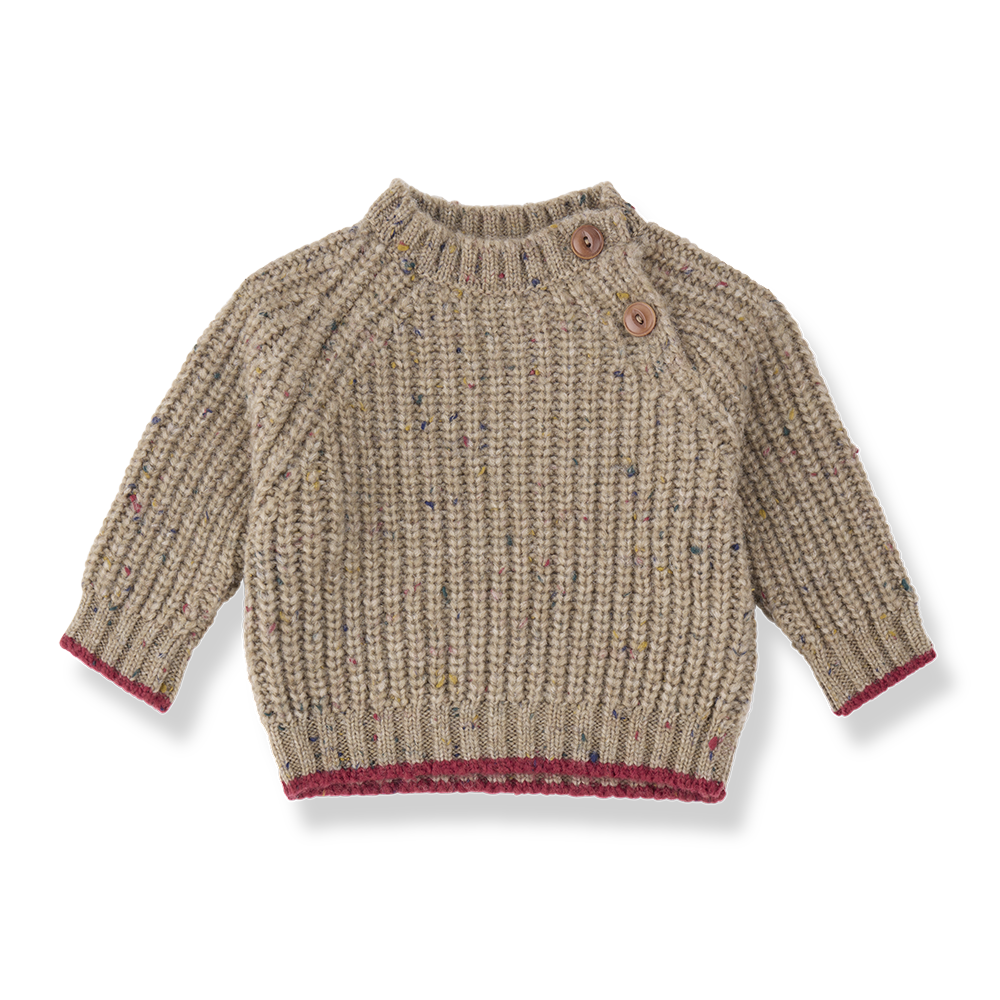 1 + In The Family Maligne taupe sweater - Flying Colors