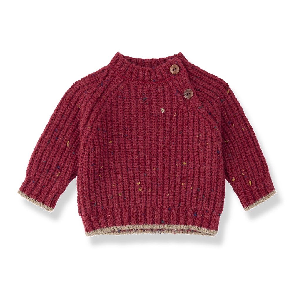 1 + In The Family Maligne red sweater - Flying Colors