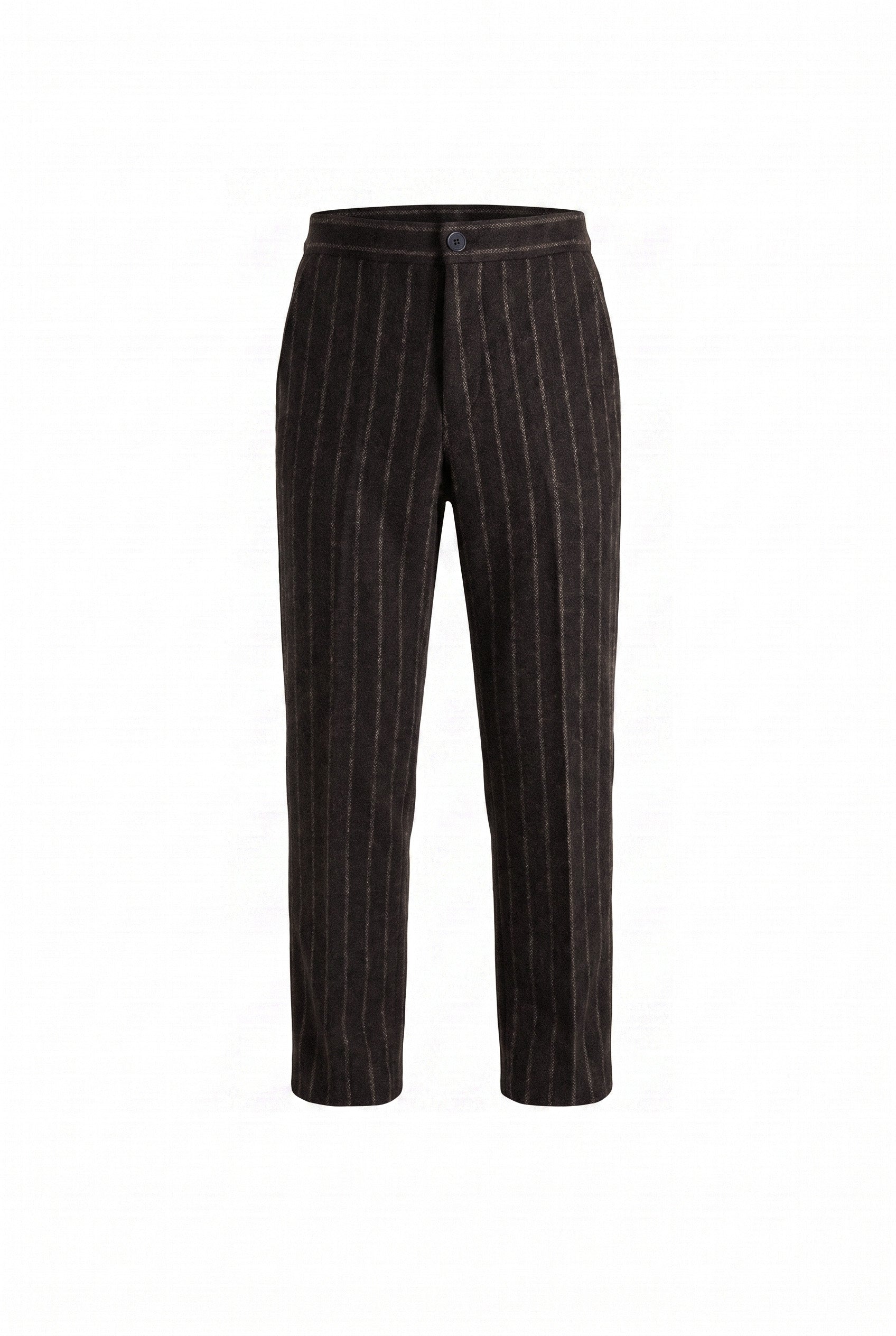 Pernille Pinstripe brown wool pants