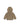 Colmar bronze down fur hooded baby coat