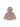 Colmar Rose down fur hooded baby coat