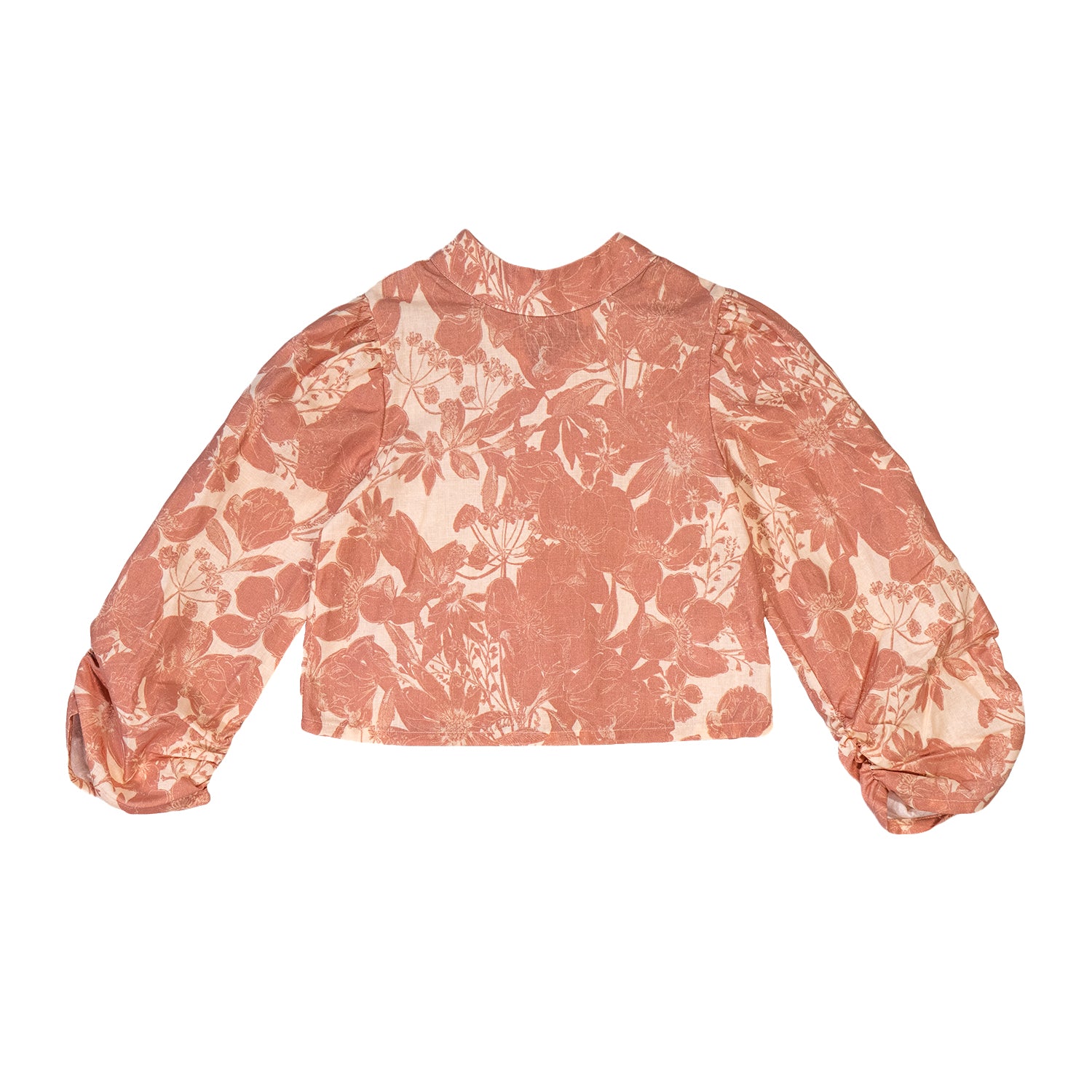 Tie back brown top by Atelier Parsmei