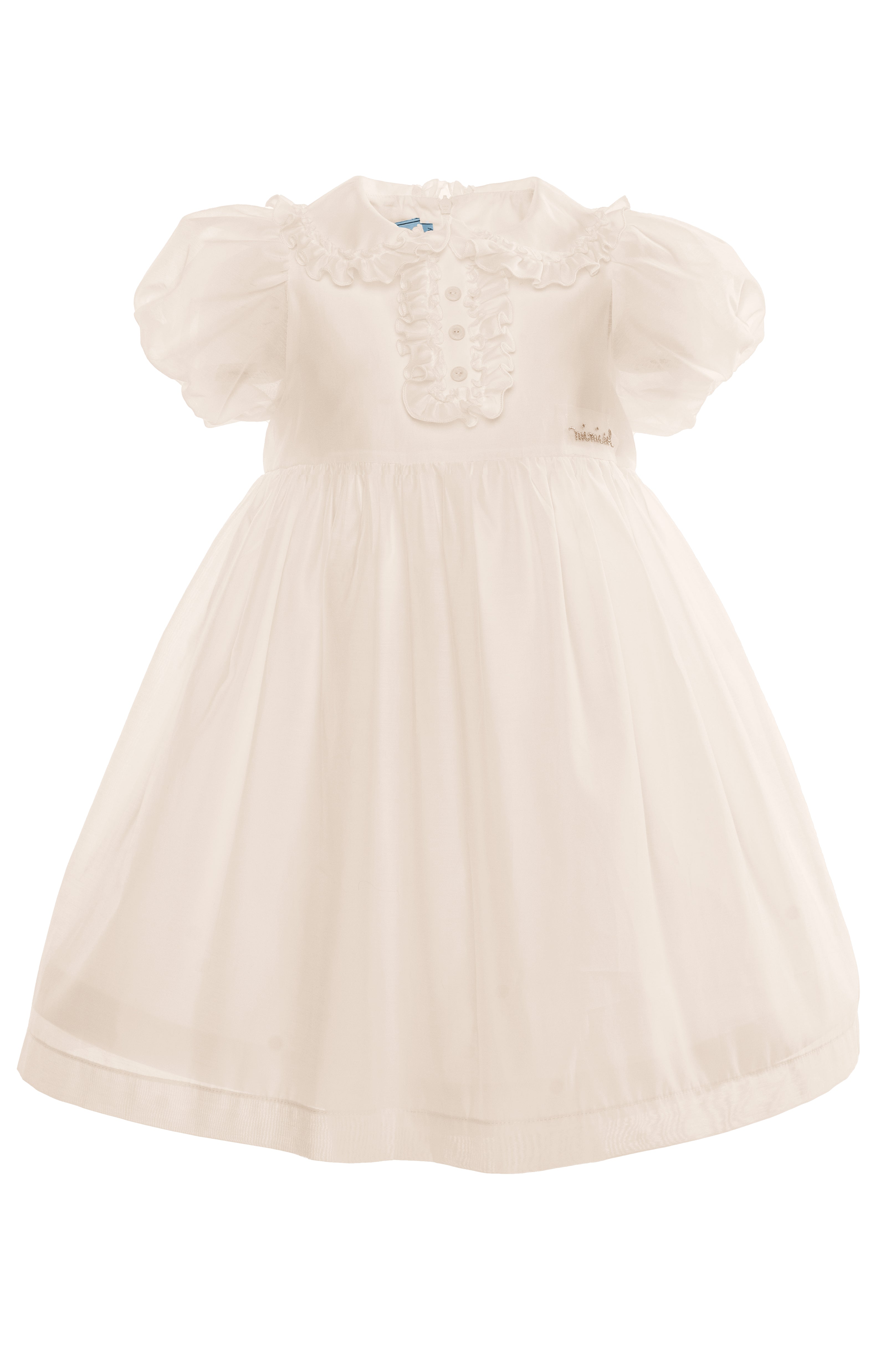 Mimisol Beige Organza Dress - Flying Colors