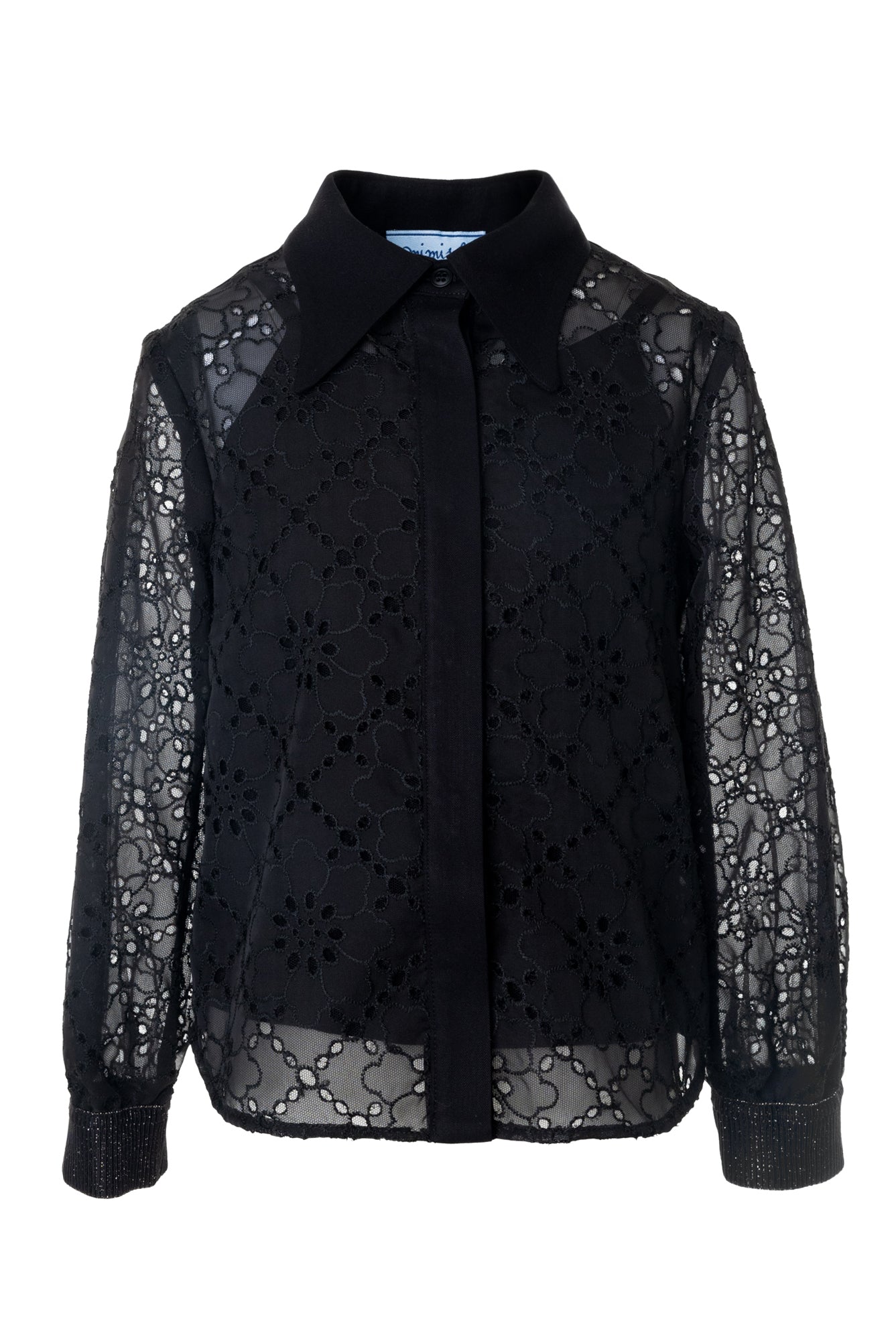 Mimisol Embroidered eyelet shirt