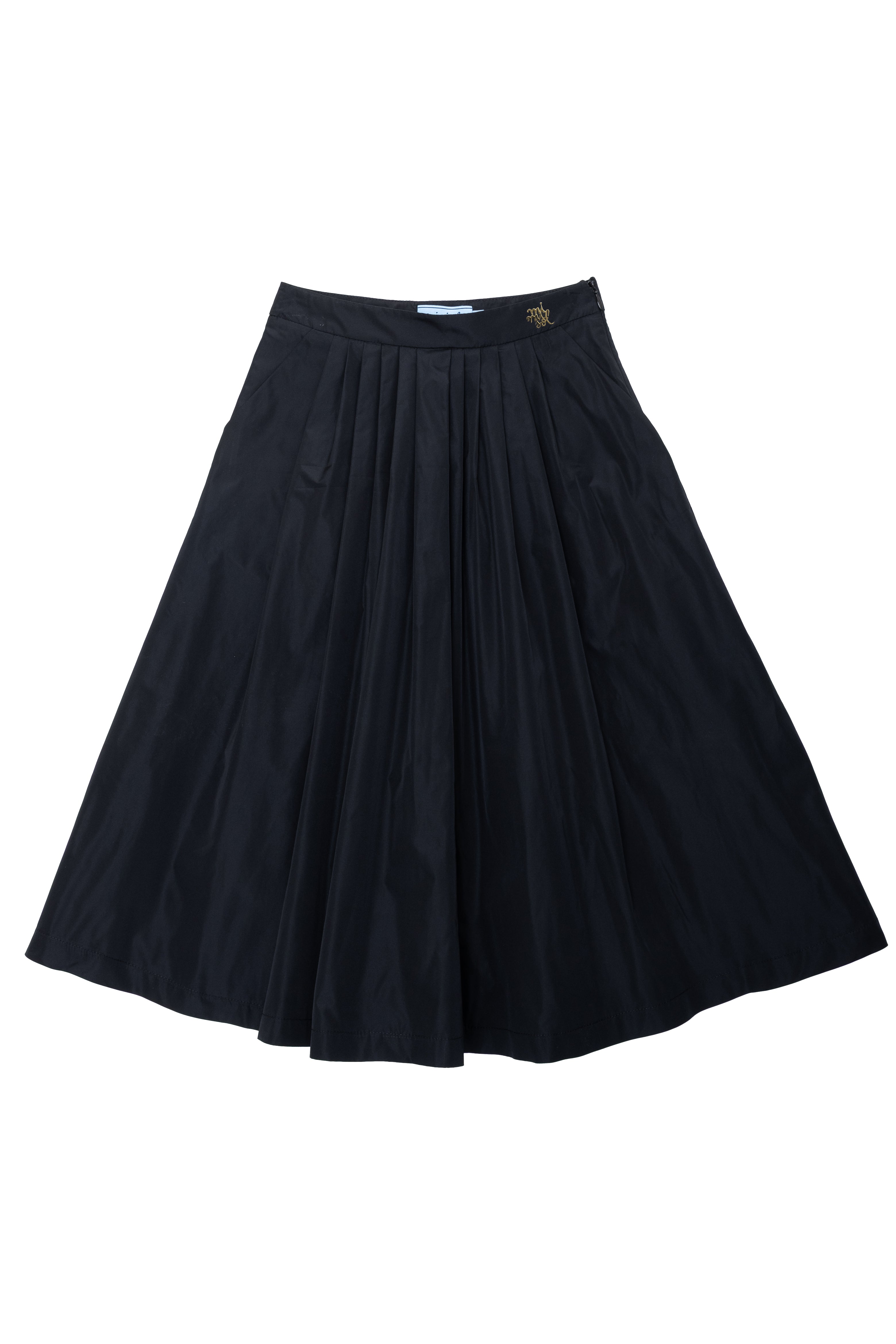 Mimisol Taffeta black maxi skirt - Flying Colors