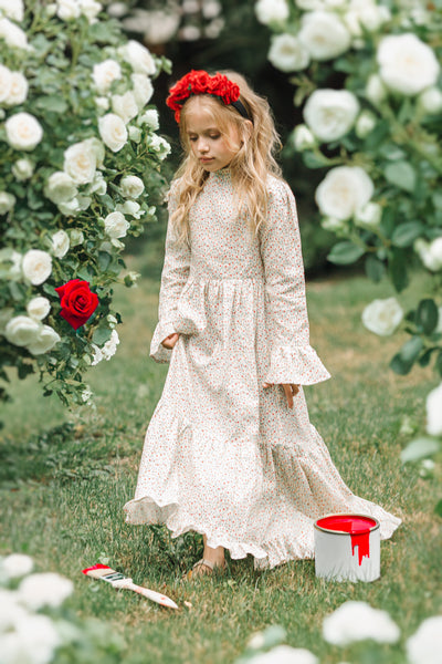 Queen poppy garden dress by Atelier Parsmei
