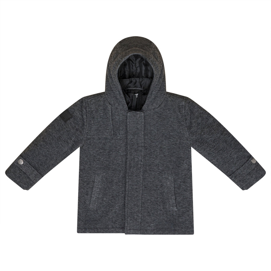 Wool black jacket by Mann