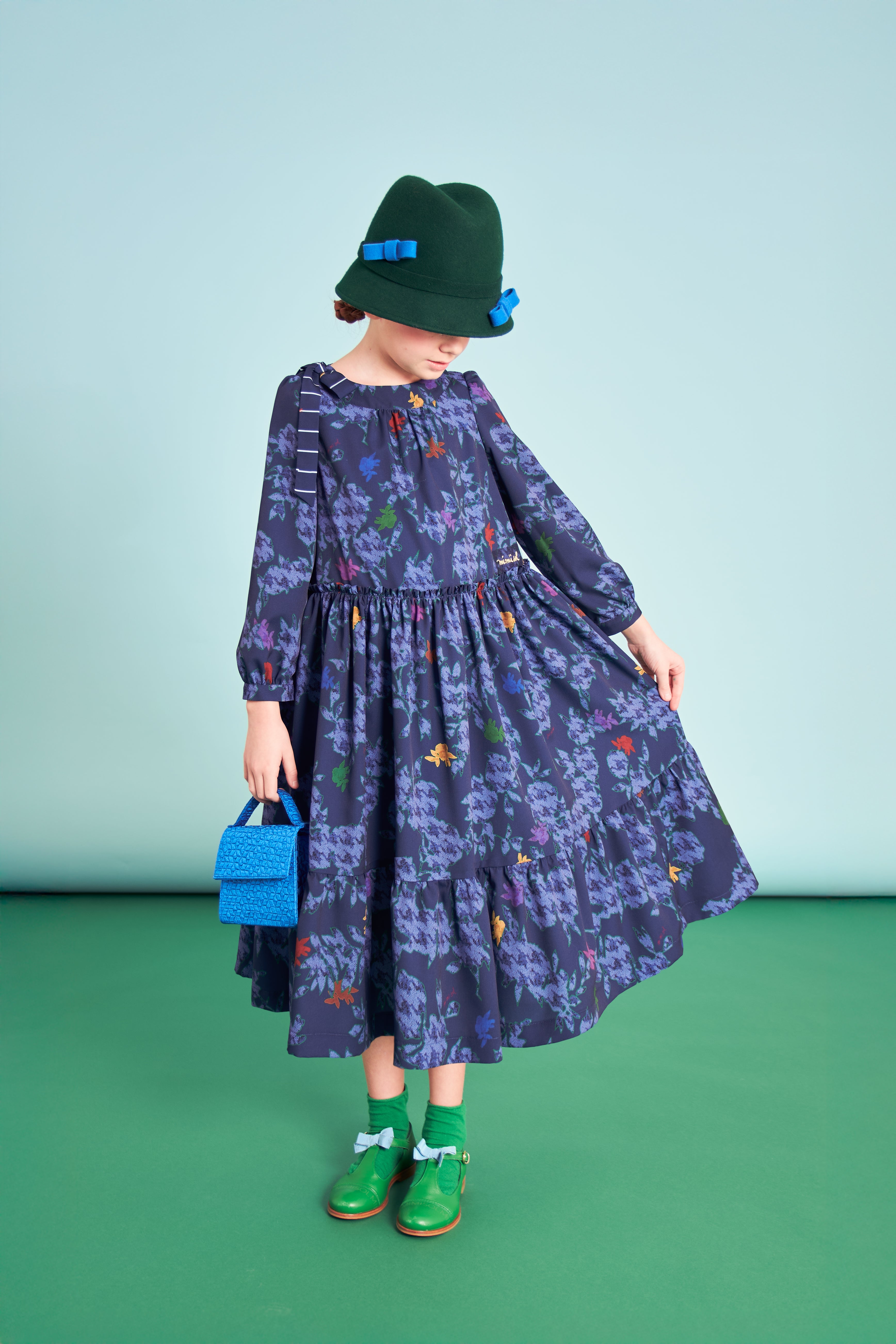 Mimisol Multicolor floral print maxi dress