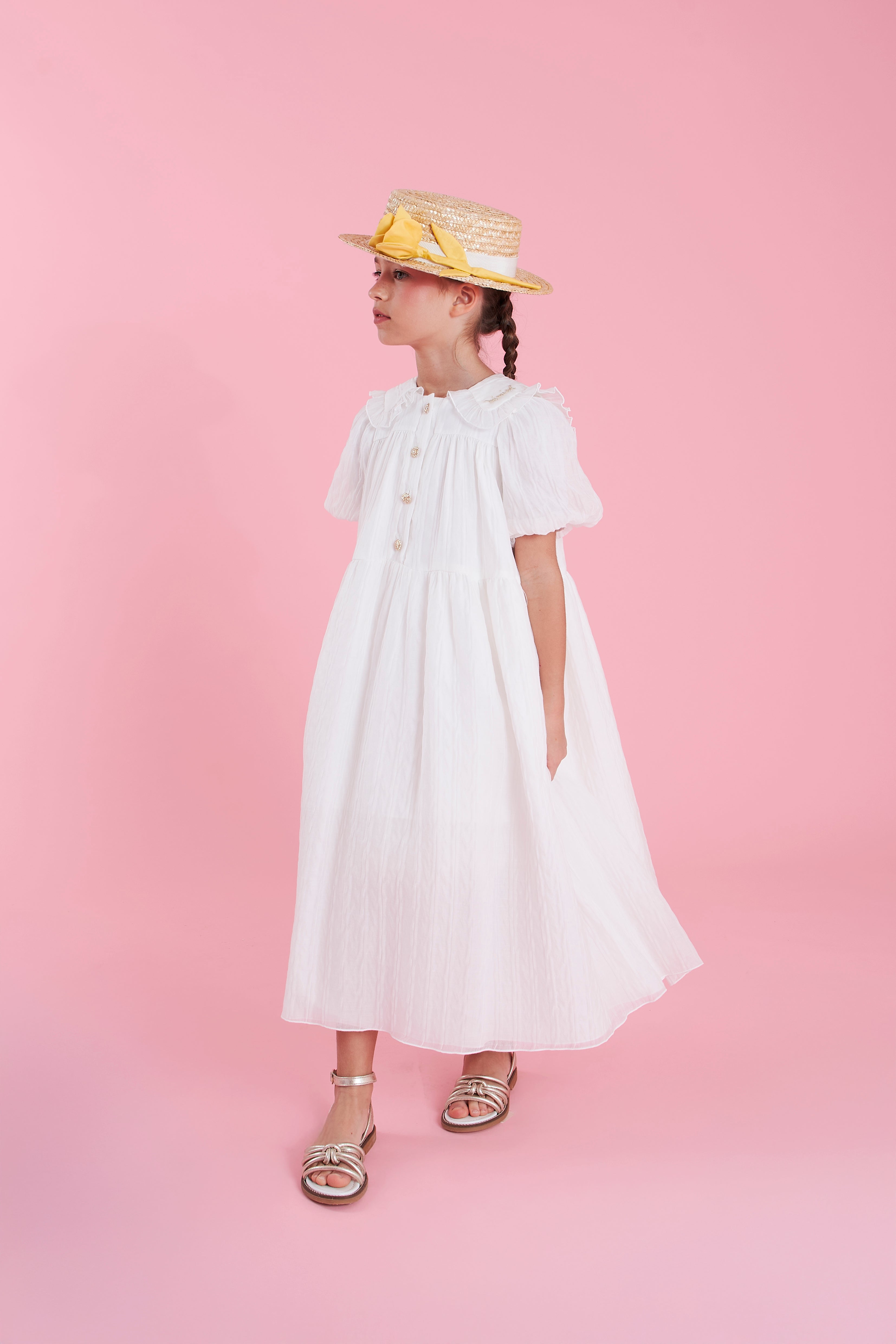 mimisol pink dress mimisol ruffled satin dress