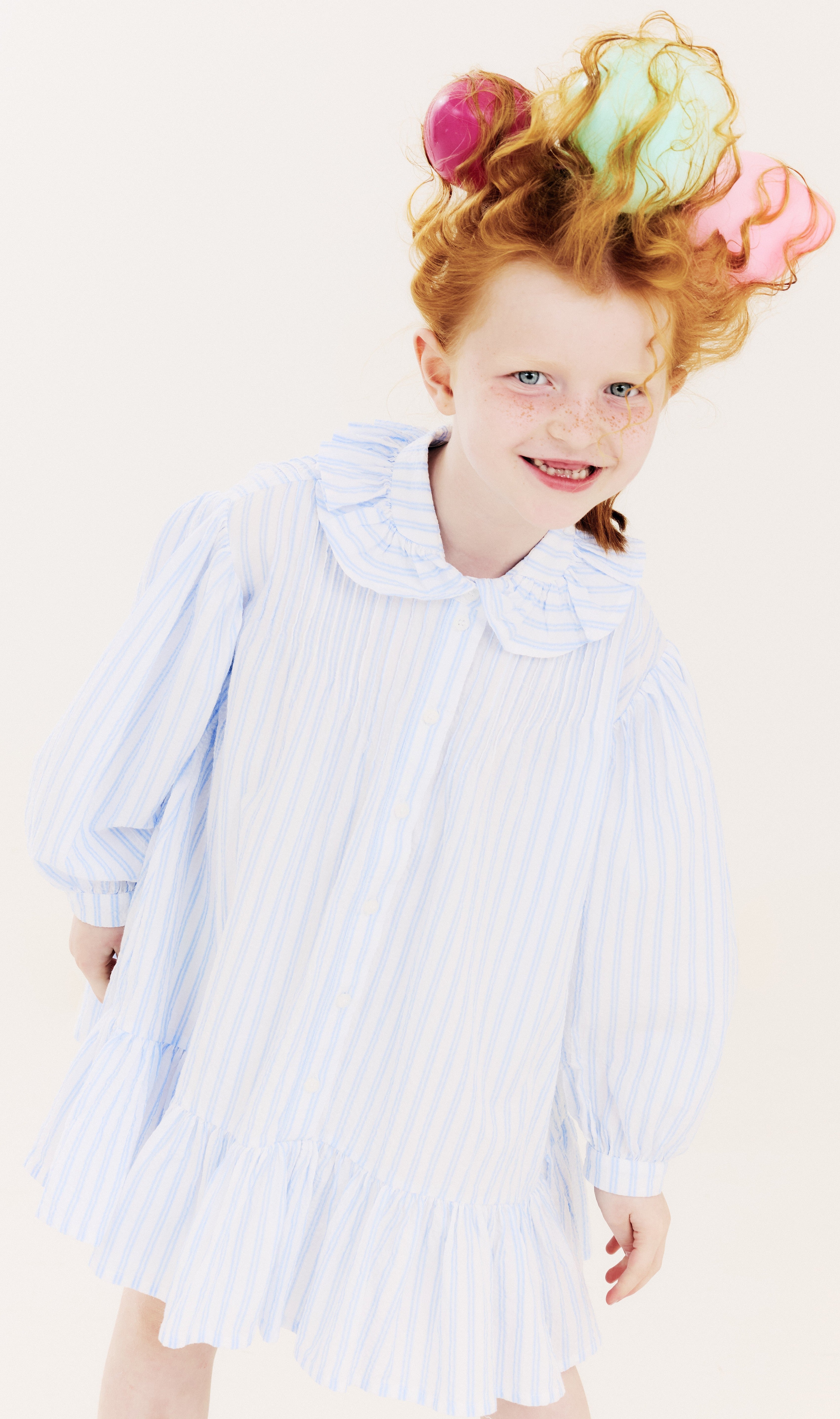 morley blue dress Morley Blue Bellprint Tempo Dress