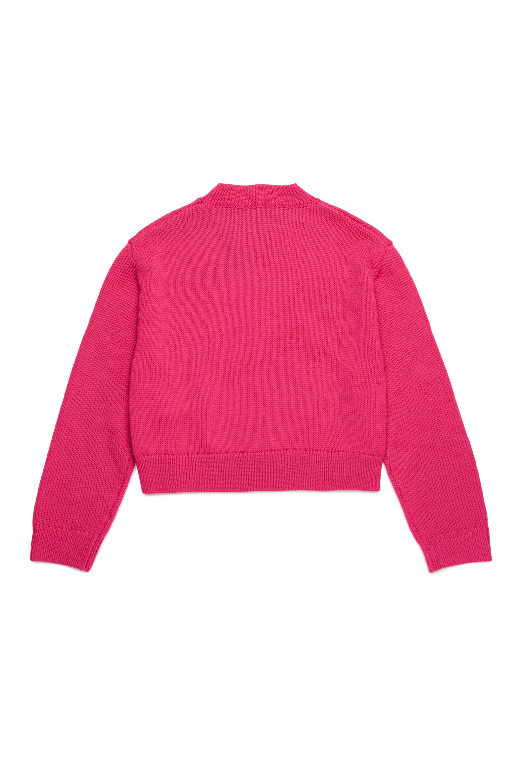 Fuchsia Flower knit sweater by Max Co Flying Colors