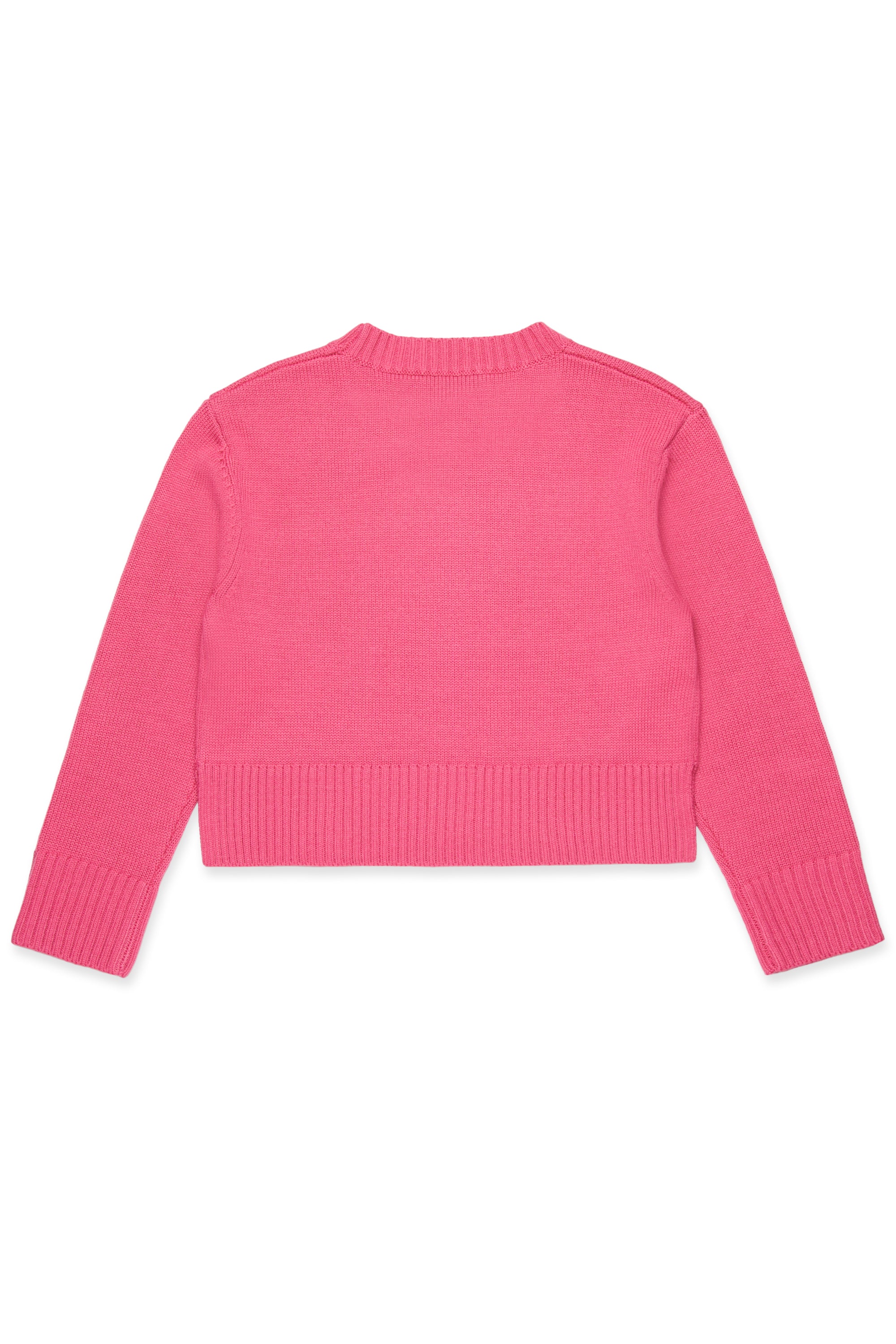 Max & Co Trim ribbed pink sweater