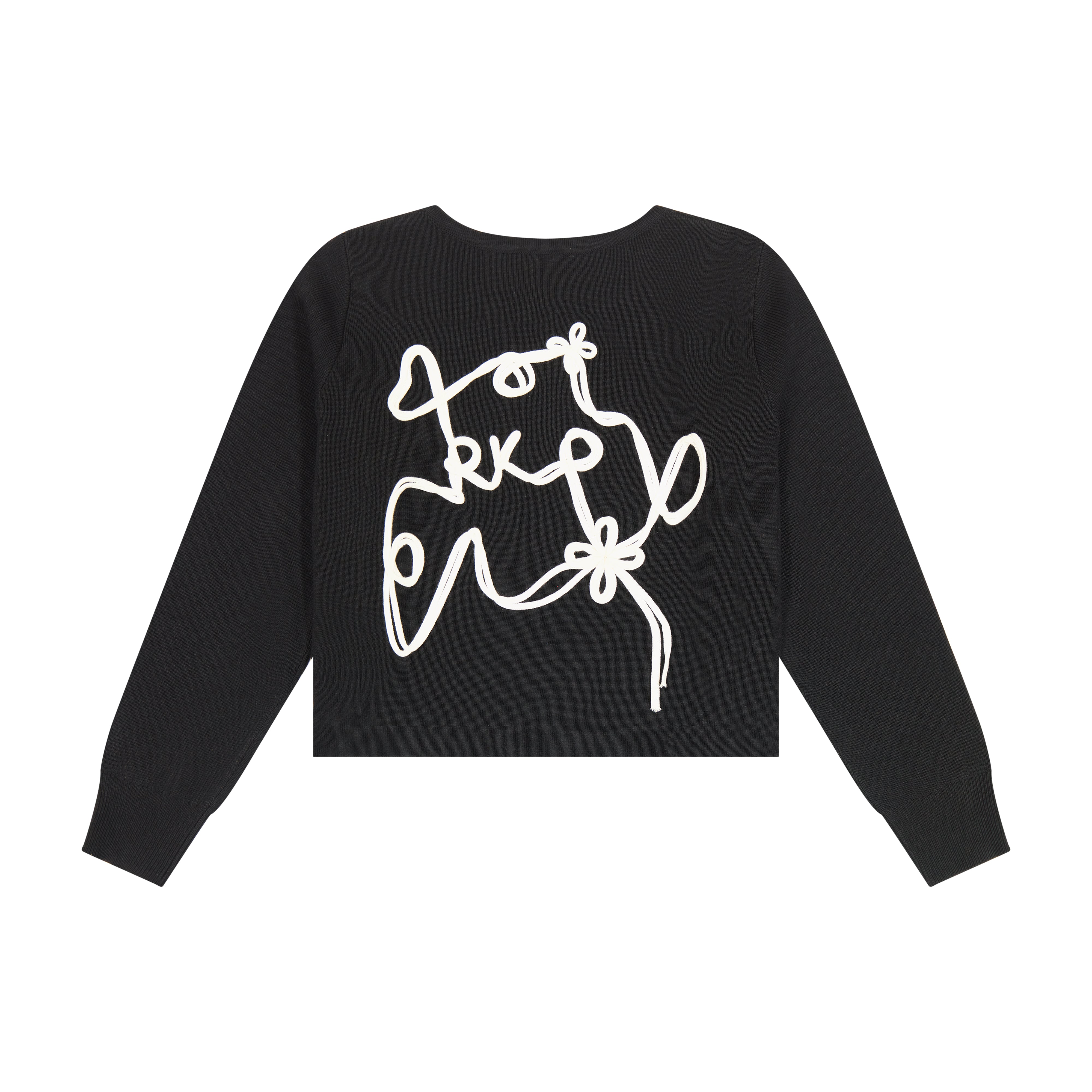 Retro Kid Rope detail cardigan