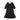 Retro Kid Knitted collar maxi dress