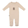 Star gazer beige footie by Maniere